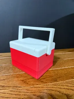 Lunch Cooler Deck Box 3d model