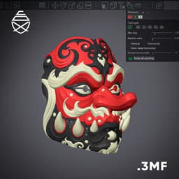 Tengu Mask 3d model