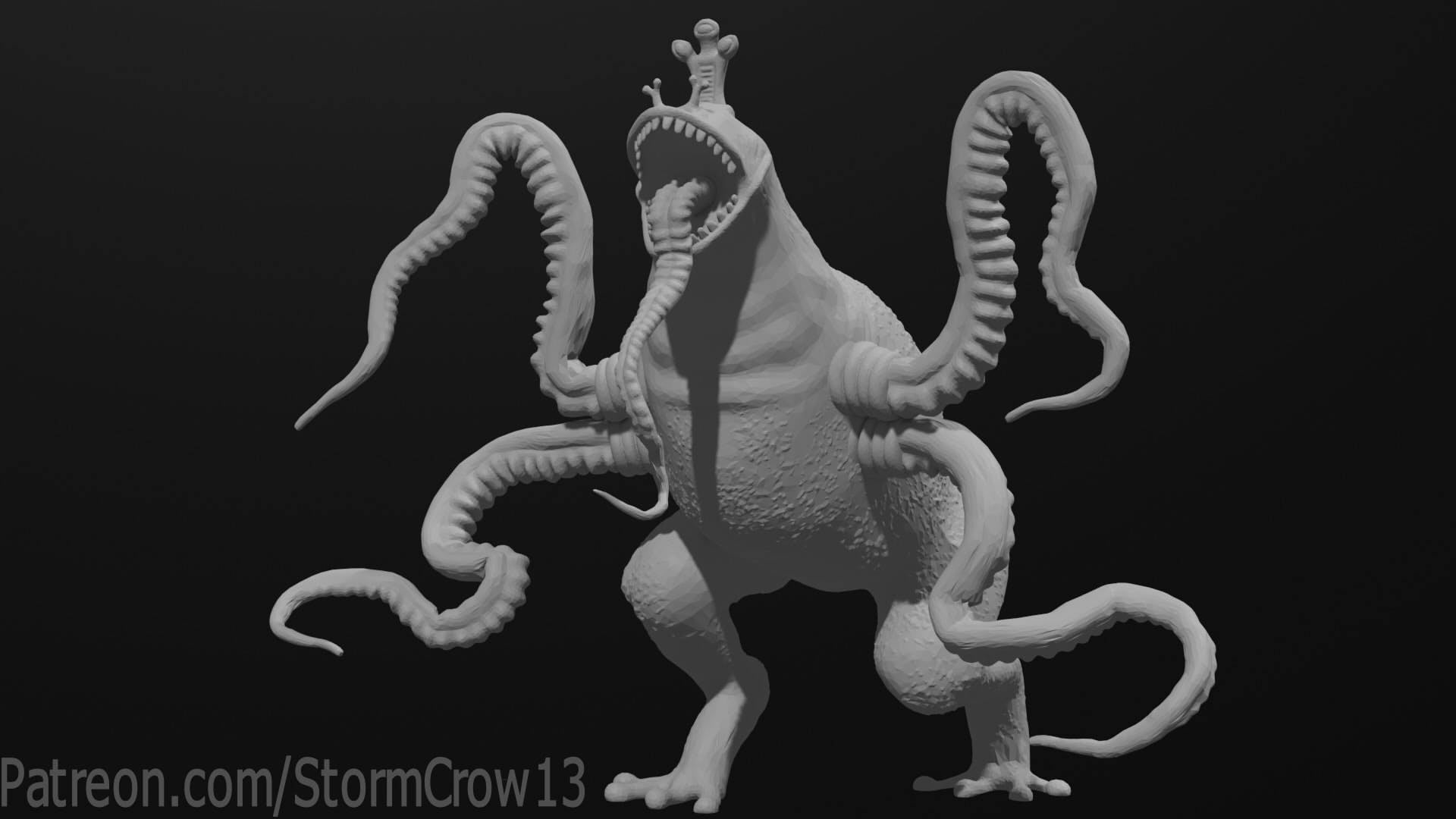 1st Ed AD&D Froghemoth 3d model