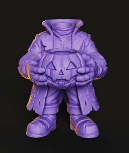 Headless Horseman STL | Halloween Decor 3D Print | Candle 3d model