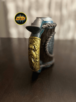 Pirate Stein Can Koozie with Siren Handle, 12 ounce and tallboy 3d model
