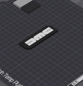 Keychain: DeLorean II 3d model