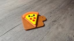 Adorable Pizza Slice - Magnetic Fidget Toy 3d model