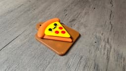 Adorable Pizza Slice - Magnetic Fidget Toy 3d model