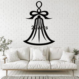 Bell 2D Wall Art/Window Art STL & SVG File for 3D Printing and Laser Cutting 3d model