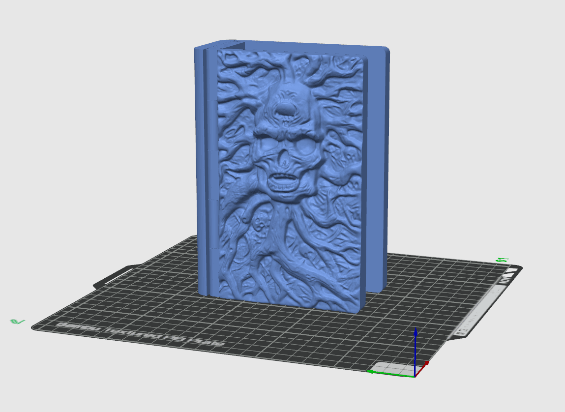 Skull Book Box 3d model