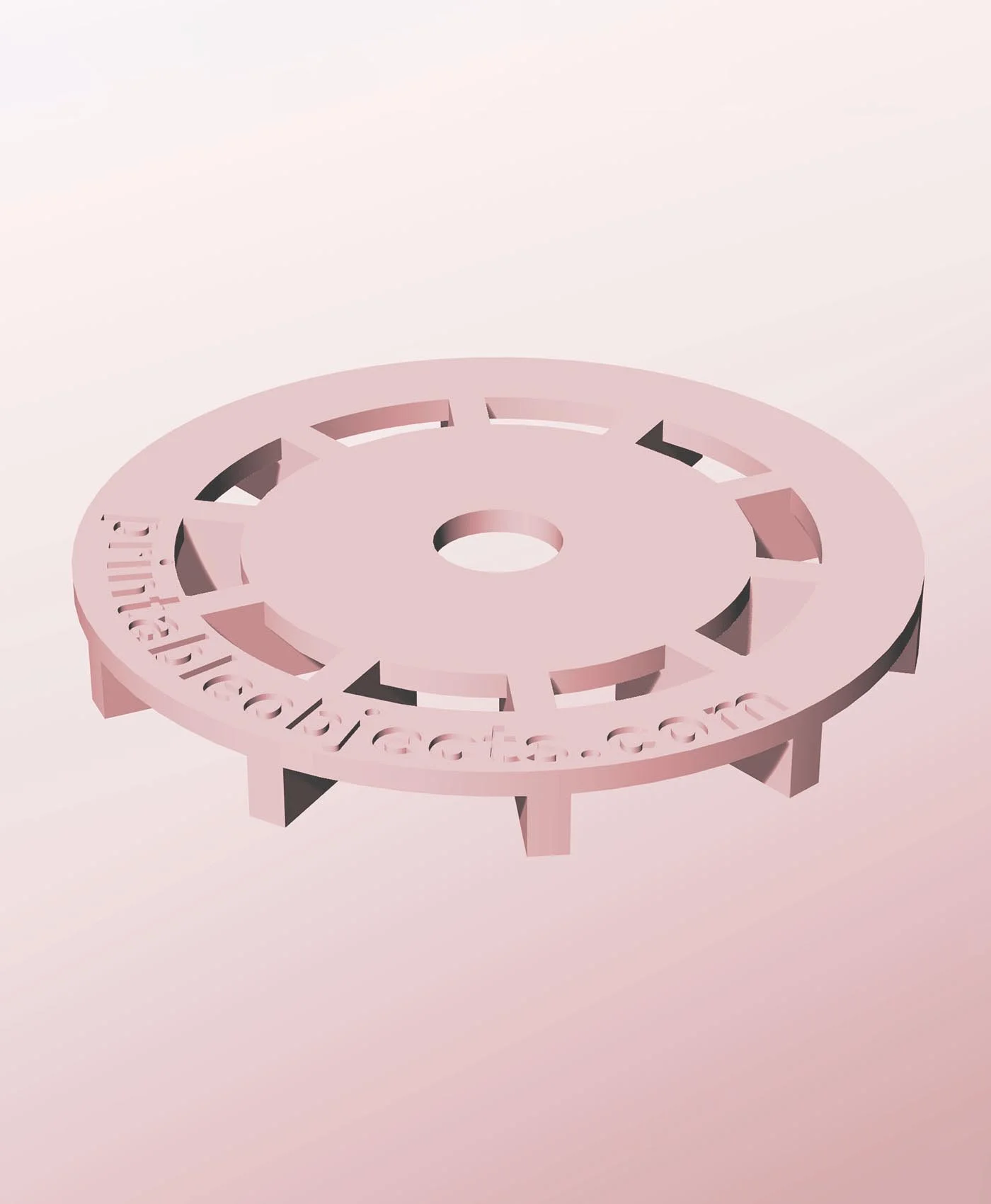 ADR68-7 Planter Drainer - Stand Mesh Screen Insert for Plant Pot 3d model