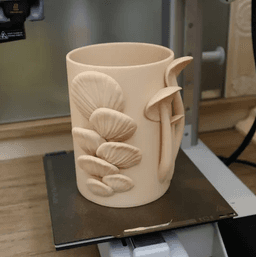 Mushroom pot (no support) 3d model