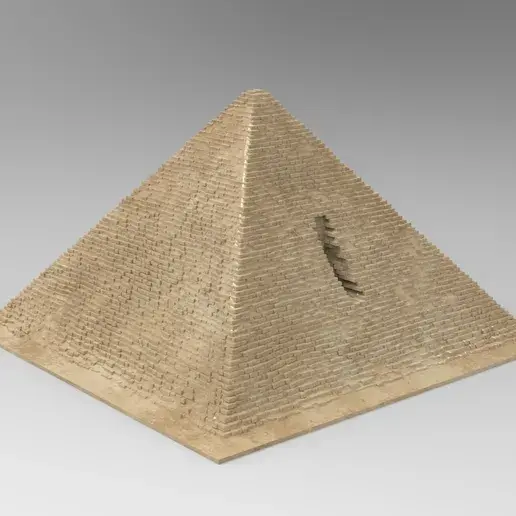 Mykerinos Pyramid 3d model