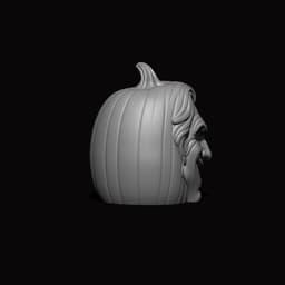 Joker Pumpkin Halloween Lamp $ Decor 3d model