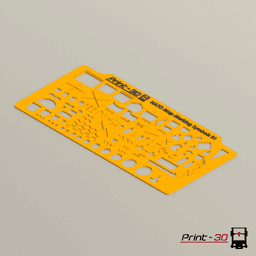 NATO Map Marking Symbols 01- Print3DStencils 3d model