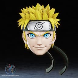Anime Ninja Mask 3D Printer STL File 3d model