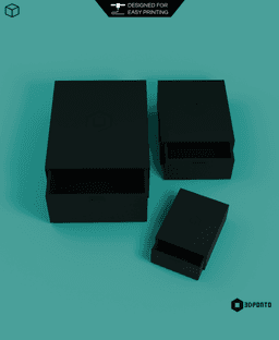 Matchbox Container Set 3d model