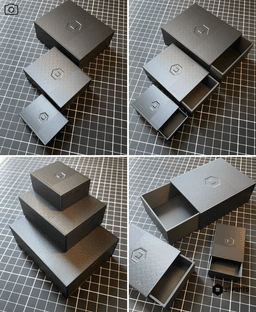 Matchbox Container Set 3d model