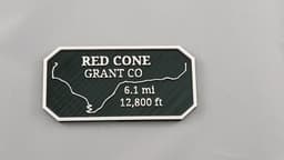 Maverick's Trail Badge Red Cone offroad colorado 3d model