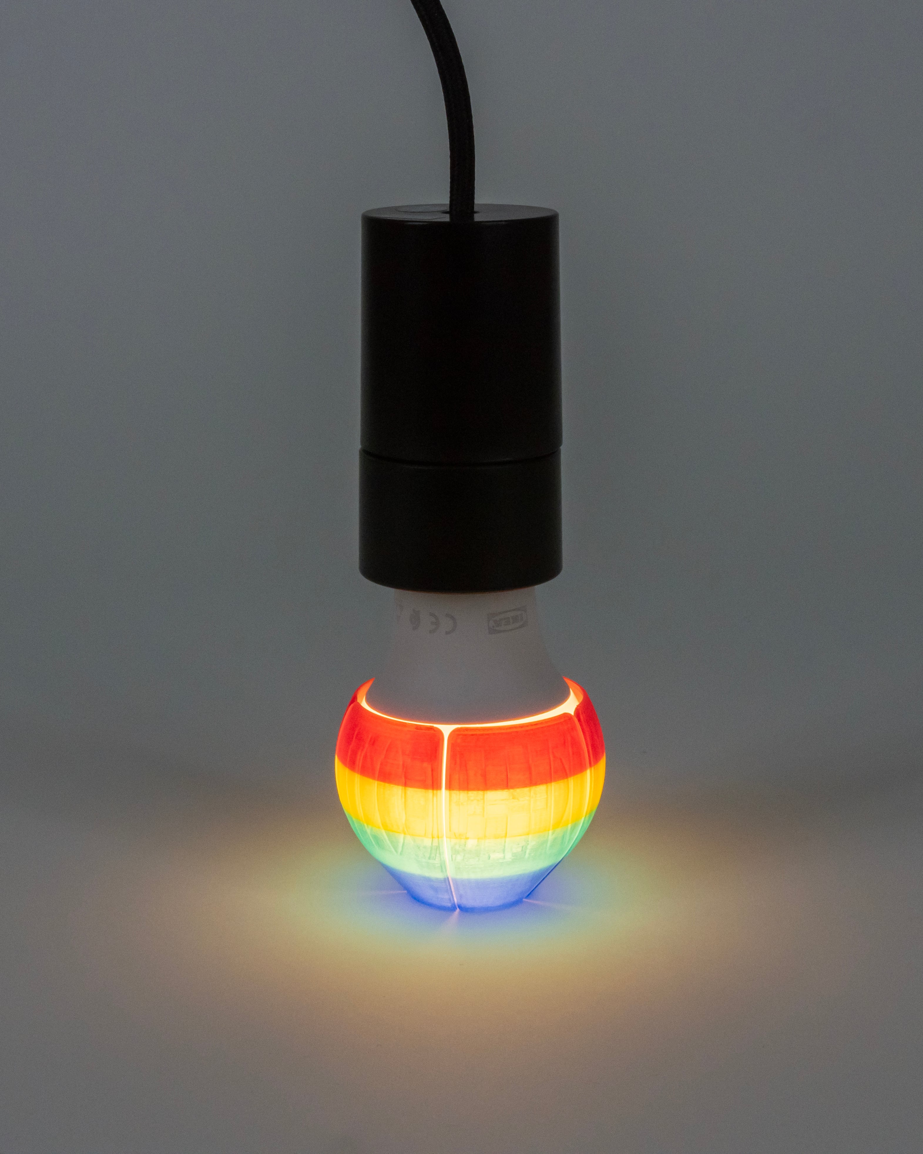 Lightbulb Color Filter // Lighting gel for E27 LED bulbs 3d model