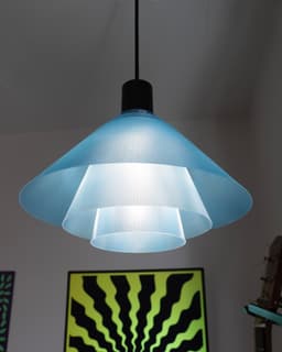 3 Tier Pendant Lamp // Cone Lenticular 300mm 3d model