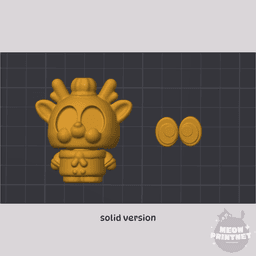 Flexible Deer Chef 3d model