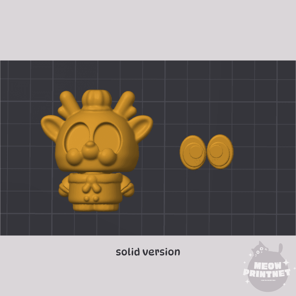 Flexible Deer Chef 3d model