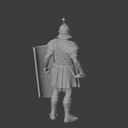Vitellius Roman Legionary 3d model
