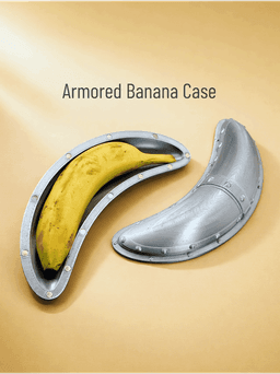 Armored Banana Case 3d model