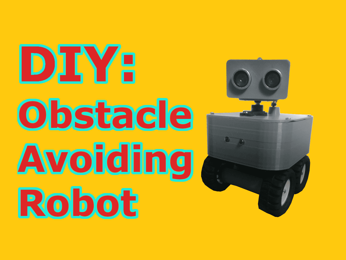 Obstacle Avoiding Robot! 3d model