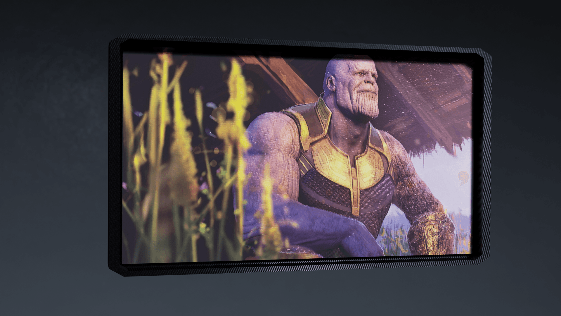 thanos 3d print art 3d model