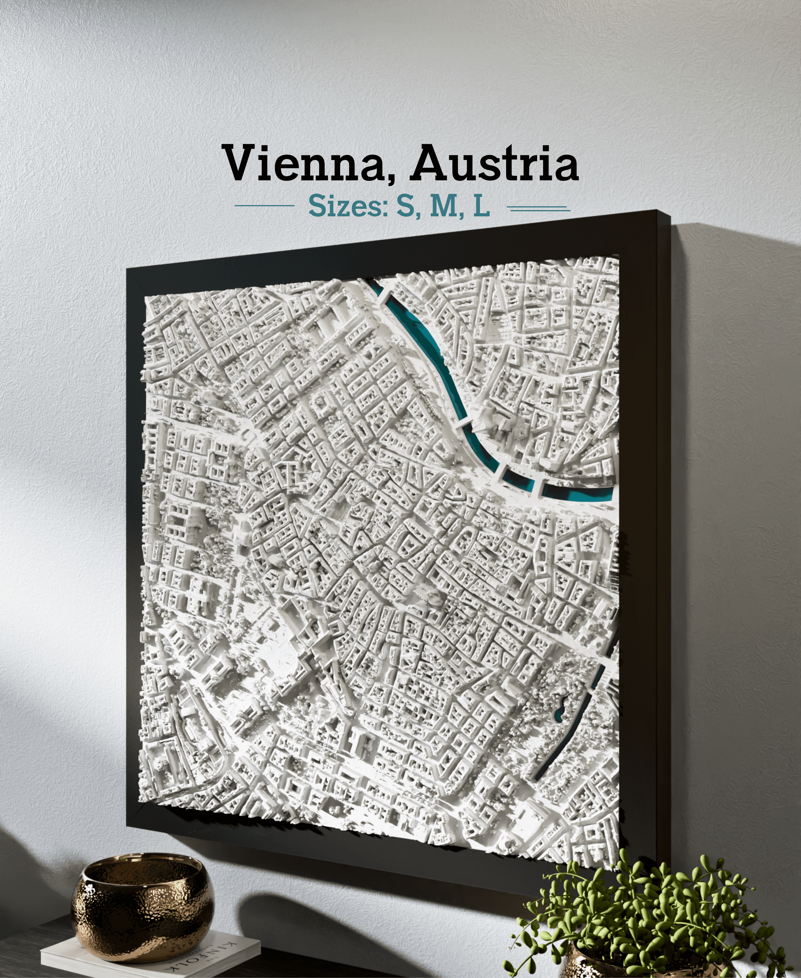Vienna, Austria - S, M, L, & XL 3d model