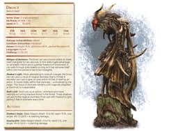 Mothman - Skin Walkers - PRESUPPORTED - Illustrated and Stats - 32mm scale 3d model