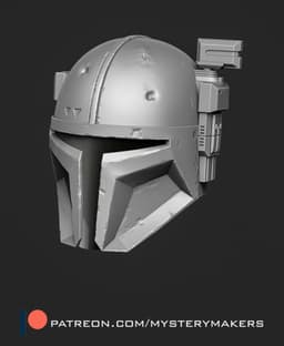 Paz Vizsla helmet 3d model