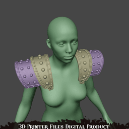 Zoey Cosplay Armor Kpop Demon Hunters 3d model