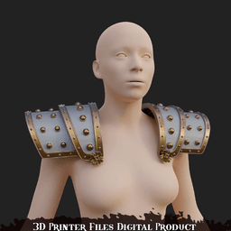 Zoey Cosplay Armor Kpop Demon Hunters 3d model