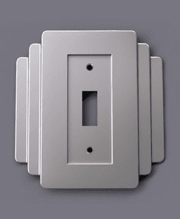 Art Deco Light Switch Plate 3d model