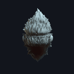 Monkey King v1 Action Figure Head 3d model