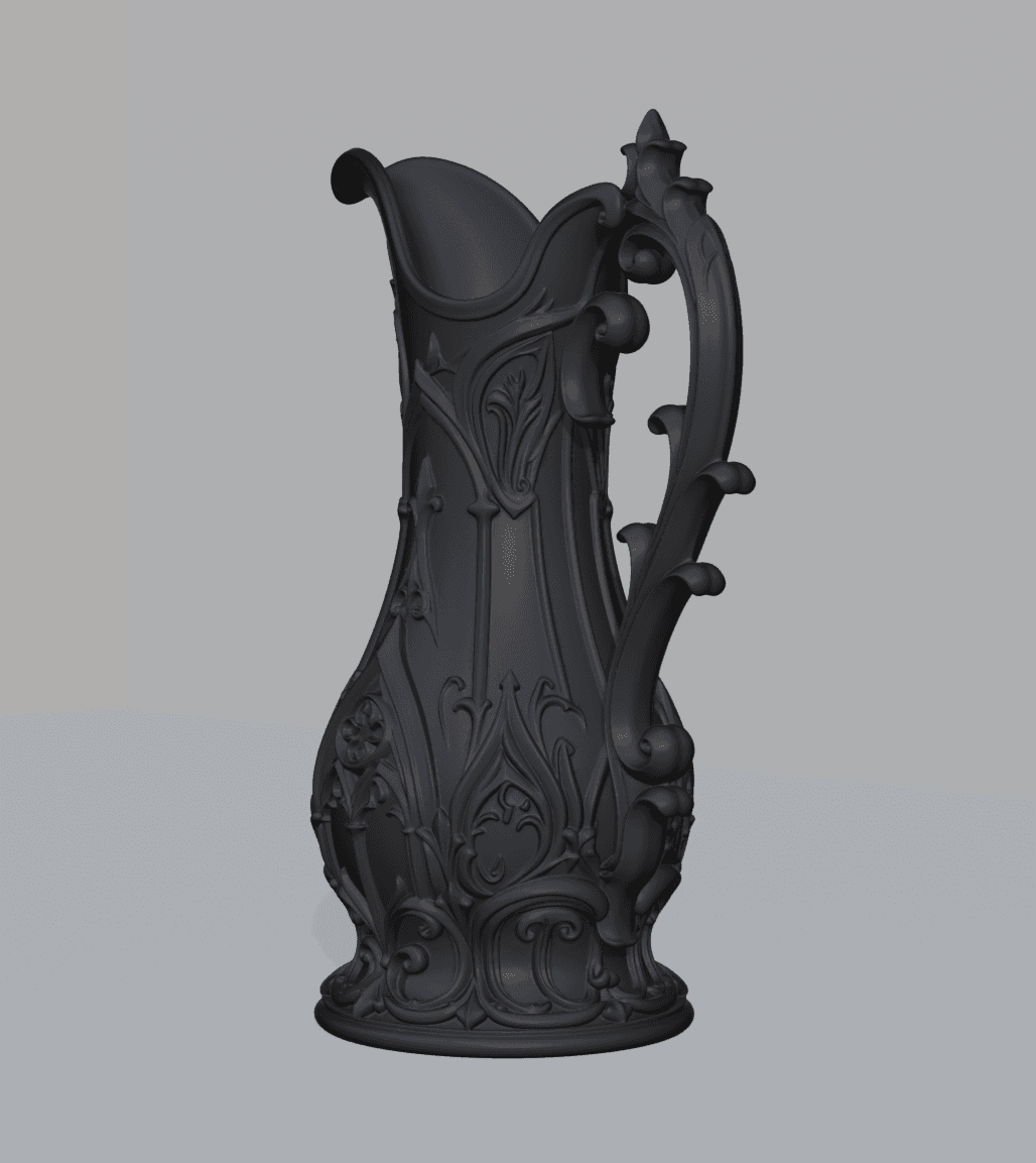 Ornate Gothic Jug 3d model