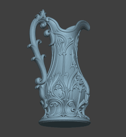 Ornate Gothic Jug 3d model