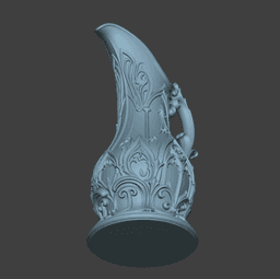 Ornate Gothic Jug 3d model