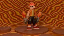 Fire kid 3d model