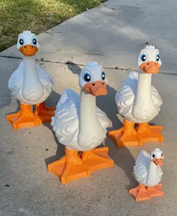 Dress Up Porch Goose for Goose Gear 3d model