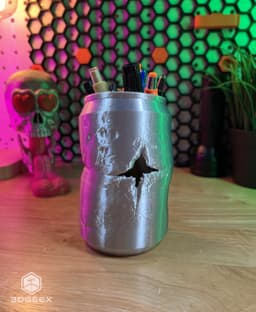 Crushed Soda Can 3d model