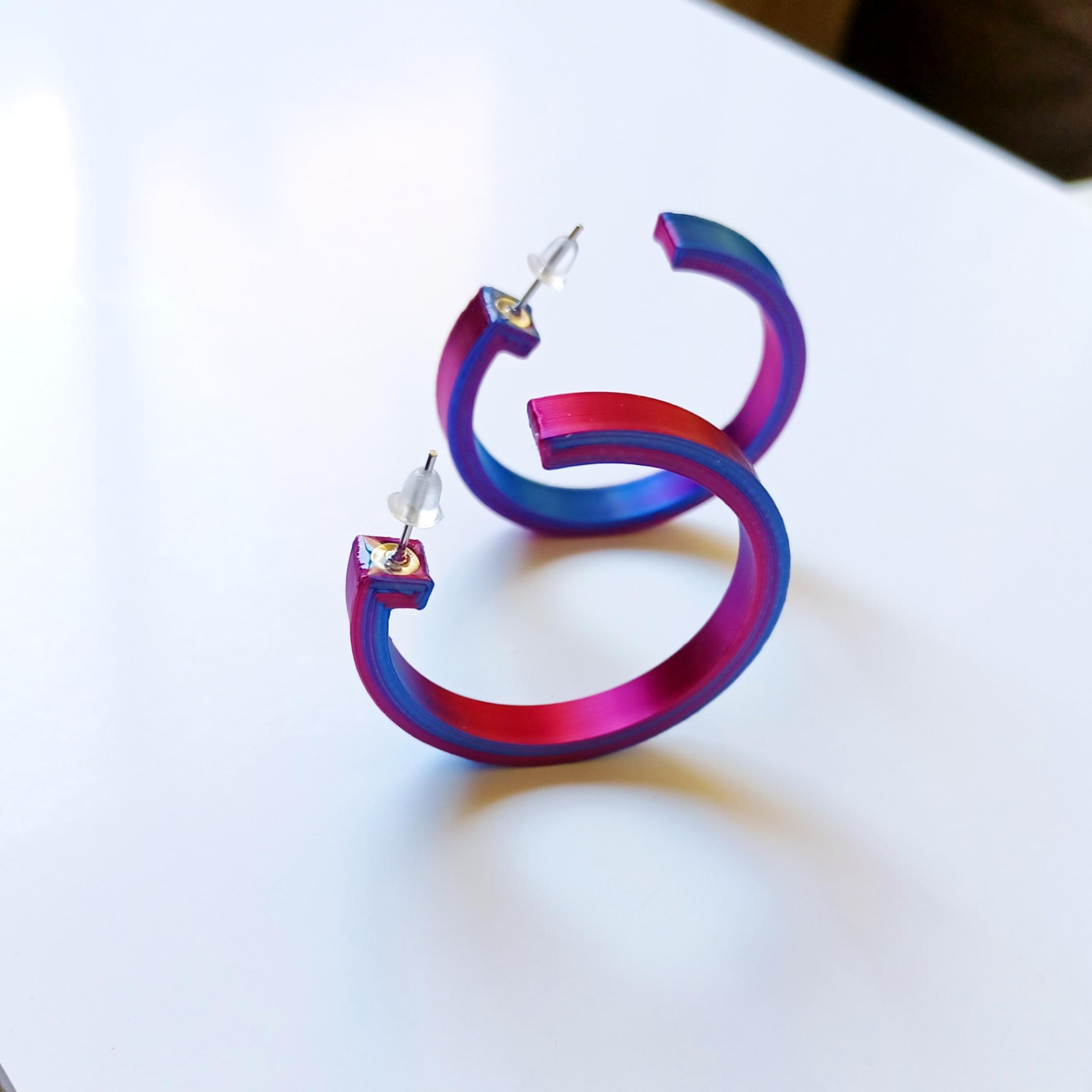 Hoop earrings  3d model