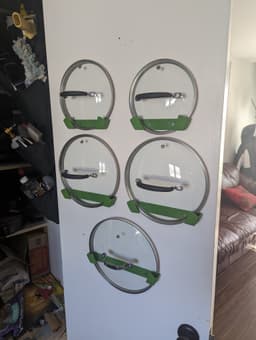 Pan Lid Holders for Multiboard 3d model