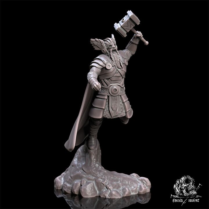 Norse Myth Thor (Pre-supported) 3d model