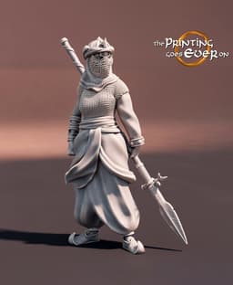 Southerner Spearman A - Female 3d model