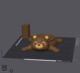 Bear cup holder 3d model