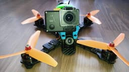 Fpv Racing RR210 Frame - Gopro Action Camera Holder 3d model