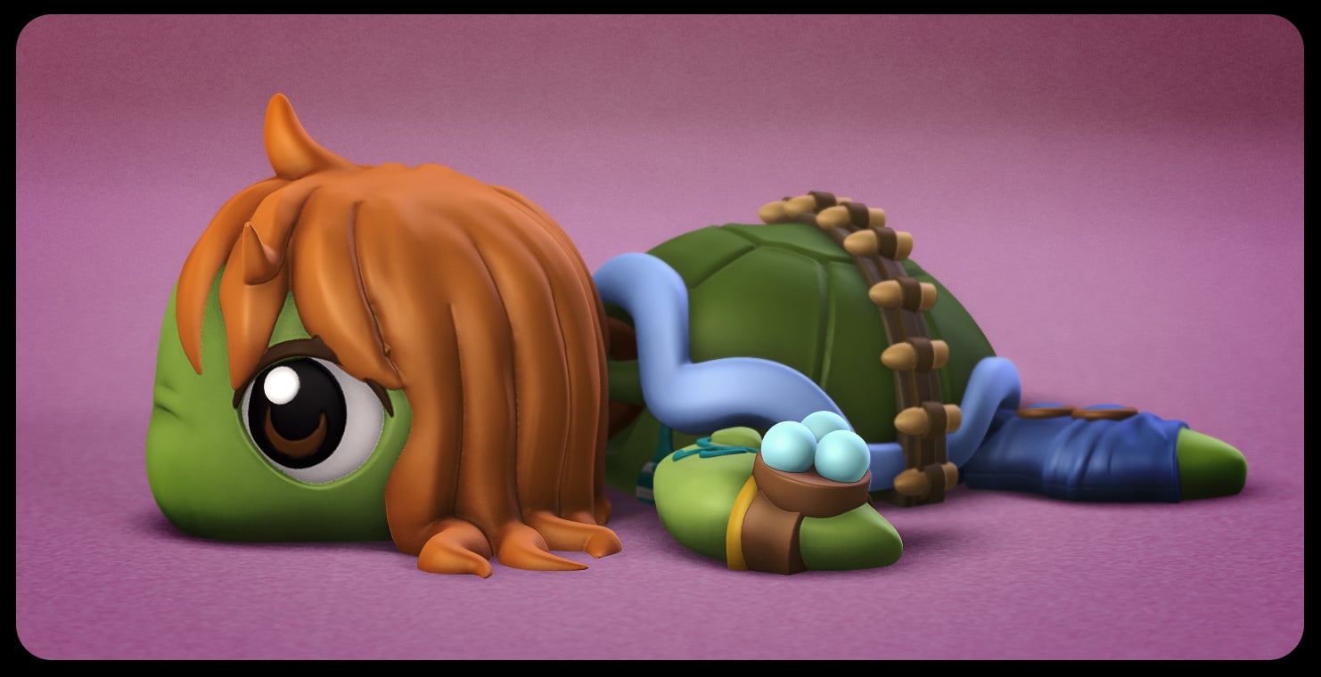 Super Turtle Nami 3d model