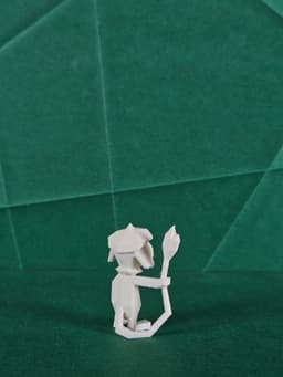 Smeargle Low Poly Pokemon 3d model