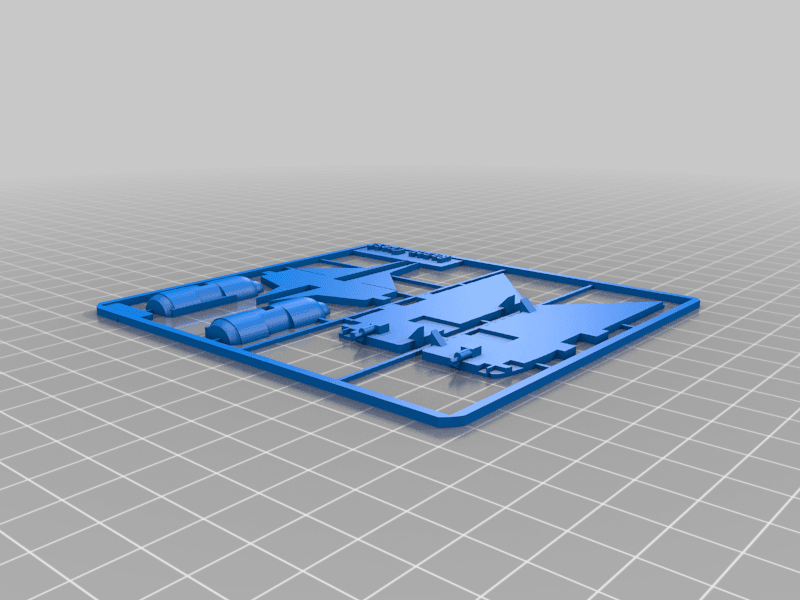 Razor Crest Kit Card(The Mandalorian) V2 3d model