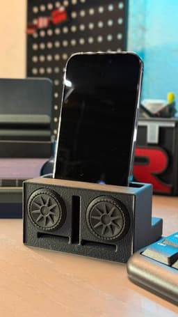 Subwoofer Phone Stand - Free Download 3d model